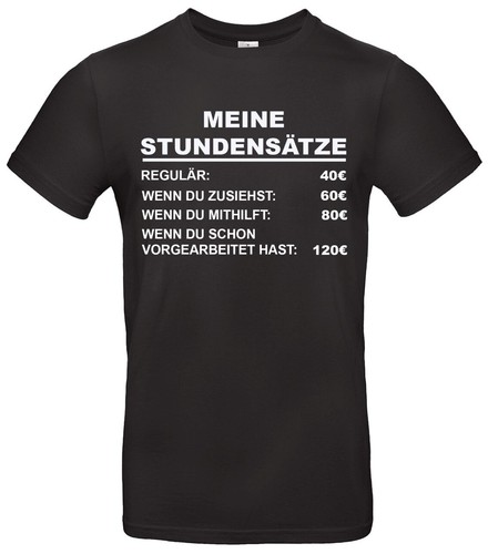 Meine stunden sätze - stunden, t-shirt