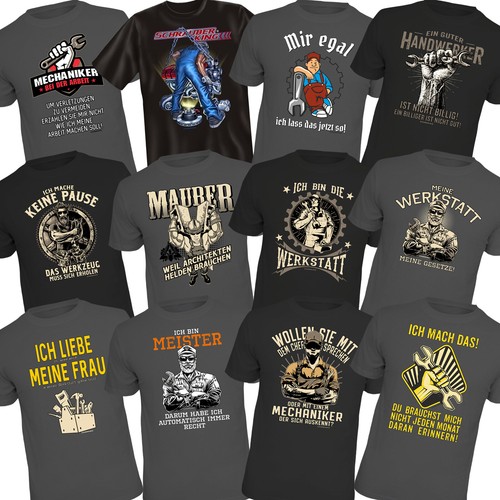 Werkstatt shirt lustige - t-shirt,
