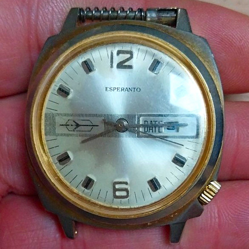 Esperanto herren armbanduhr - esperanto,