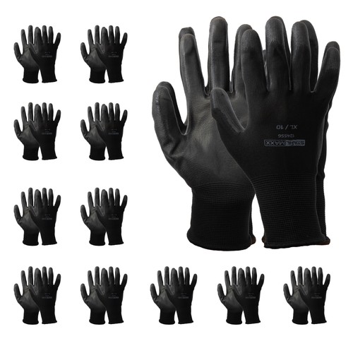 12x paar arbeitshandschuhe - 12x,
