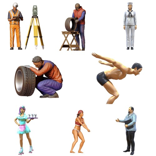 Figuren - , 1:18