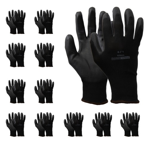 12x paar arbeitshandschuhe - 12x,