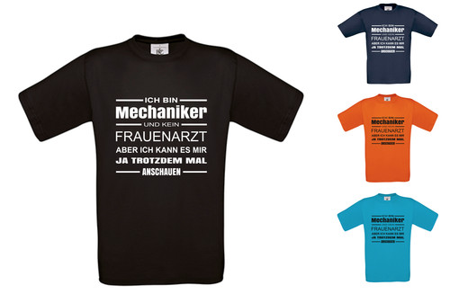 Shirt ich bin mechaniker - bin,