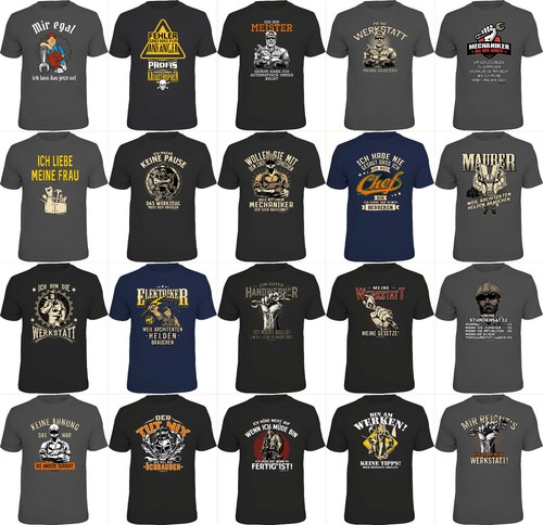 Herren handwerker shirt - handwerker, t-shirt