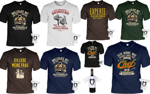 Mechaniker shirt geschenkset - mechaniker, t-shirt